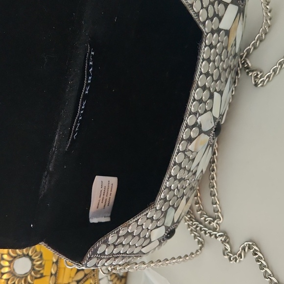 Cross Body- Brass,clay,stone purse - Picture 3 of 5